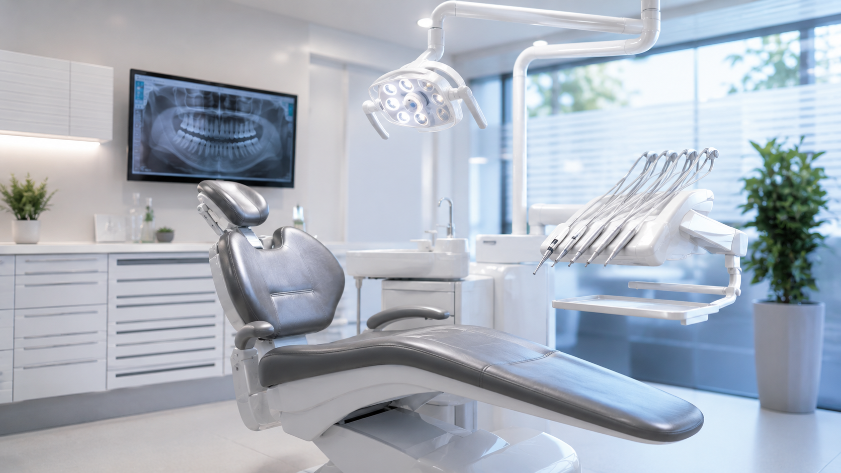 A modern dental implant clinic in Budapest, Hungary